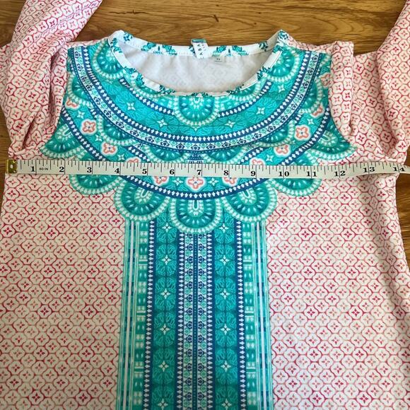 Cabana Life Santorini Swim Cover Up Shift Dress Girl Size 6 X - Picture 9 of 11